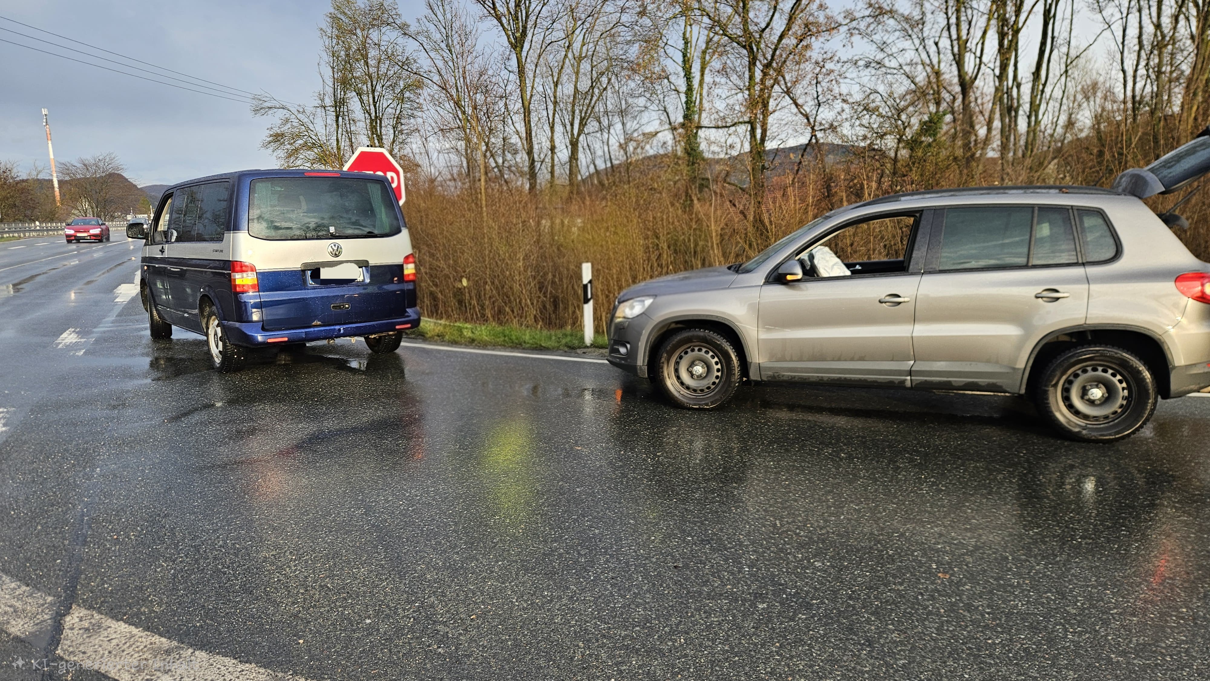 Einsatzfoto  THL 1 - VU - mit PKW