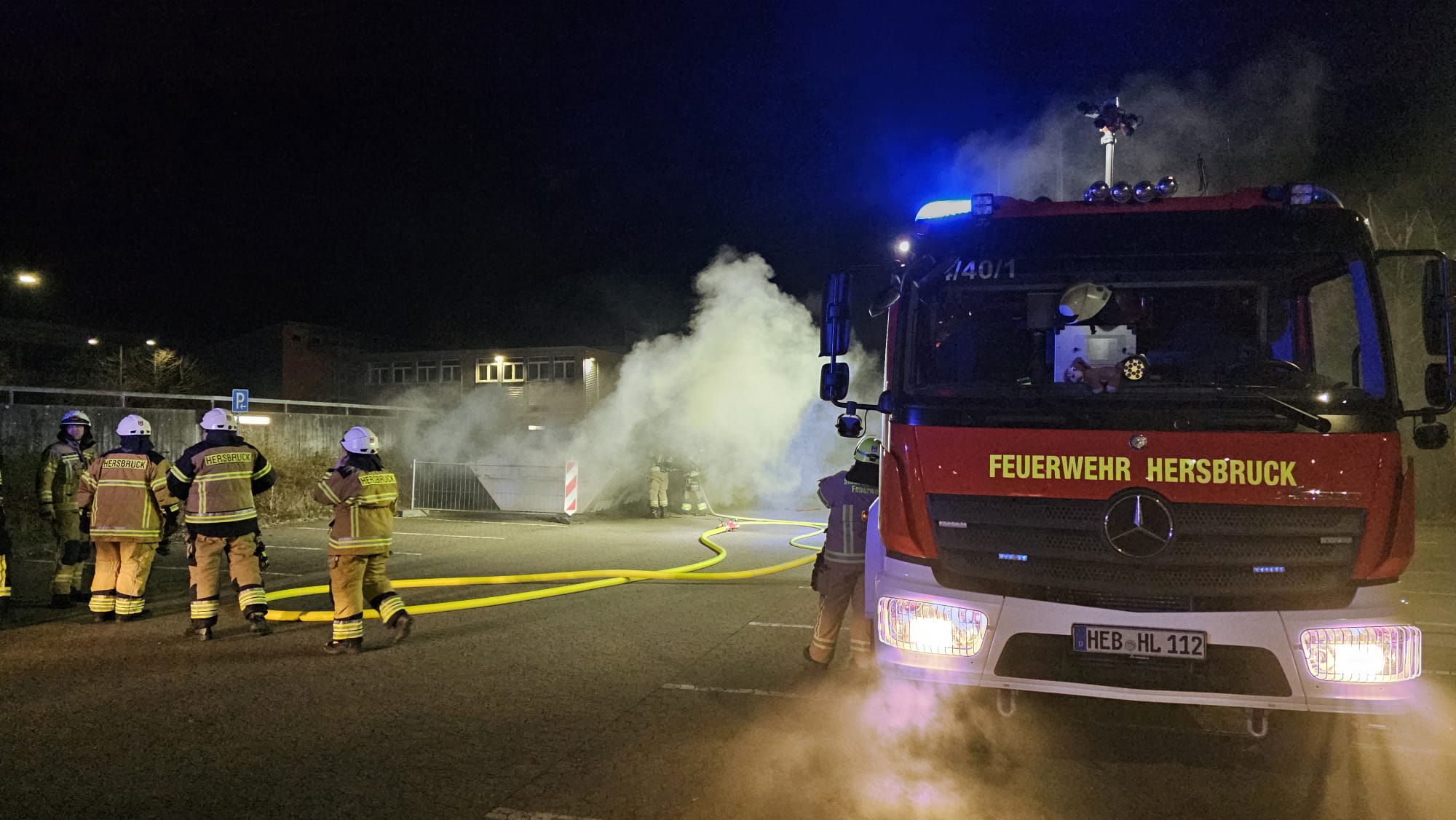 Einsatzfoto Brand 1 - im Freien 